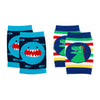 Baby Crawler Knee Pads Set (2 pk) - Shark & Dinosaur