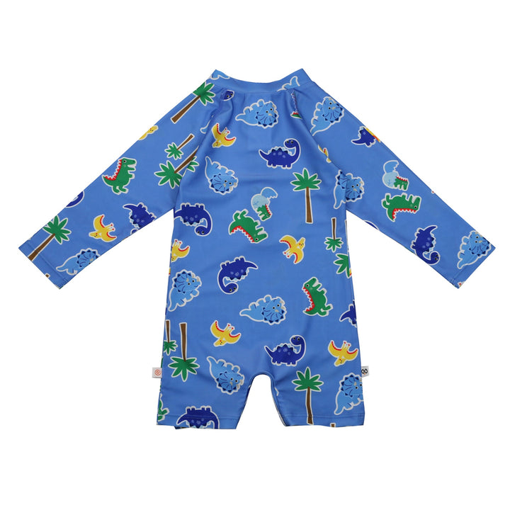 Baby/Toddler Rash Guard One Piece Printed Swimsuit - Devin the Dino & Friends