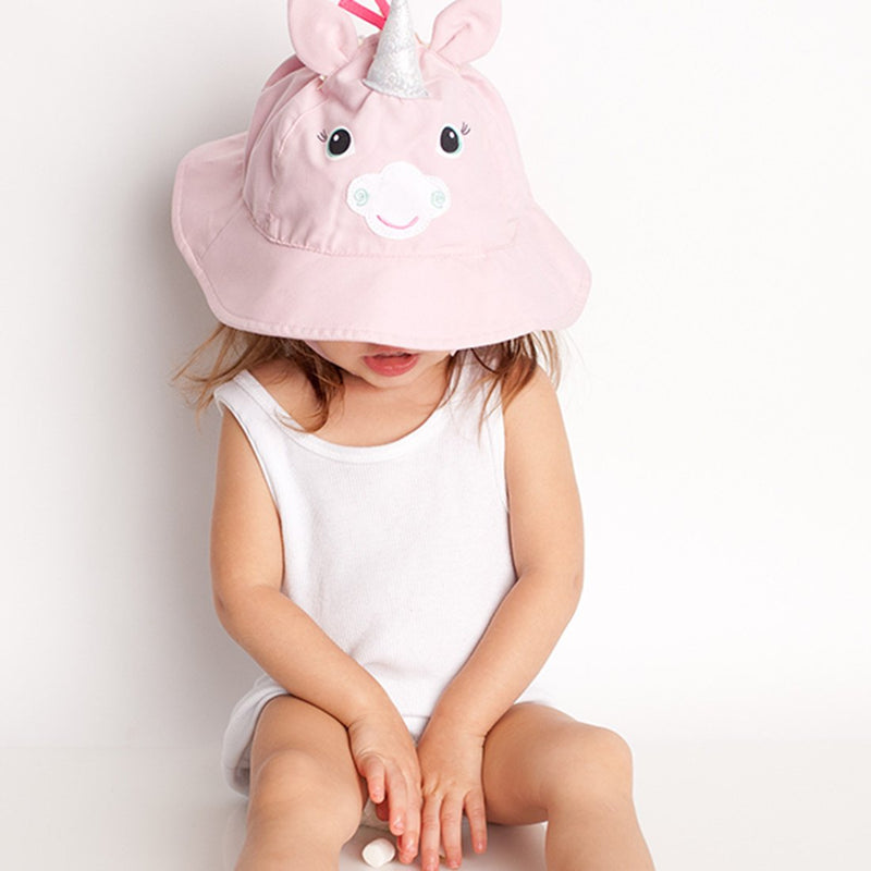 ZOOCCHINI UPF50+ Baby Sun Hat - Allie the Alicorn-2