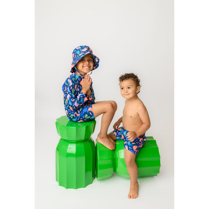 Baby/Toddler Printed Bucket Sun Hat - Wally the Walrus