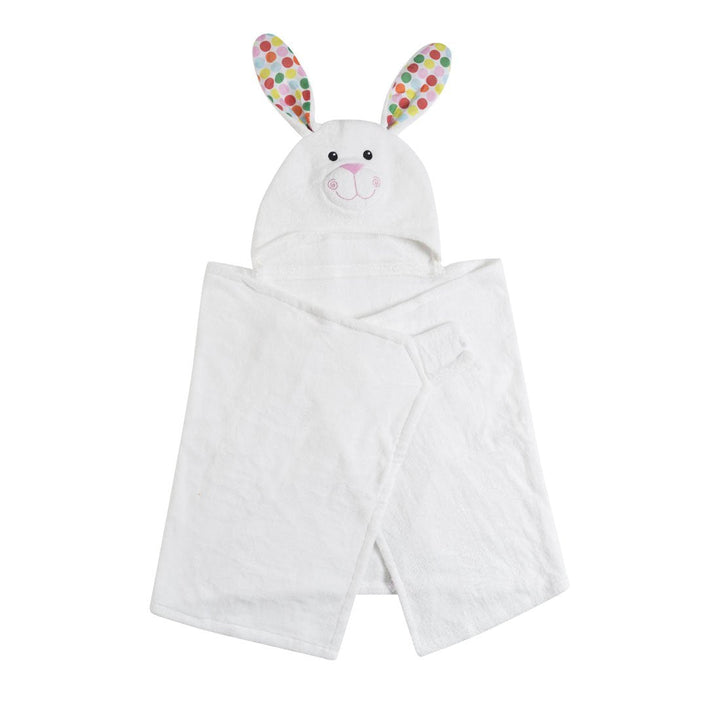 Kids Plush Terry Hooded Bath Towel - Bella the Bunny