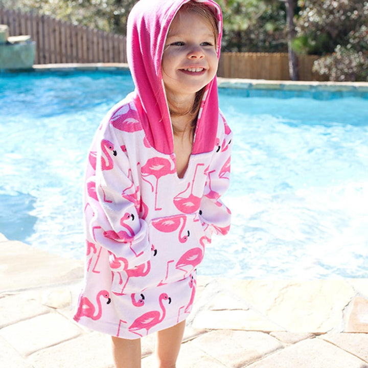 Baby/Toddler Terry Swim Coverup - Franny the Flamingo