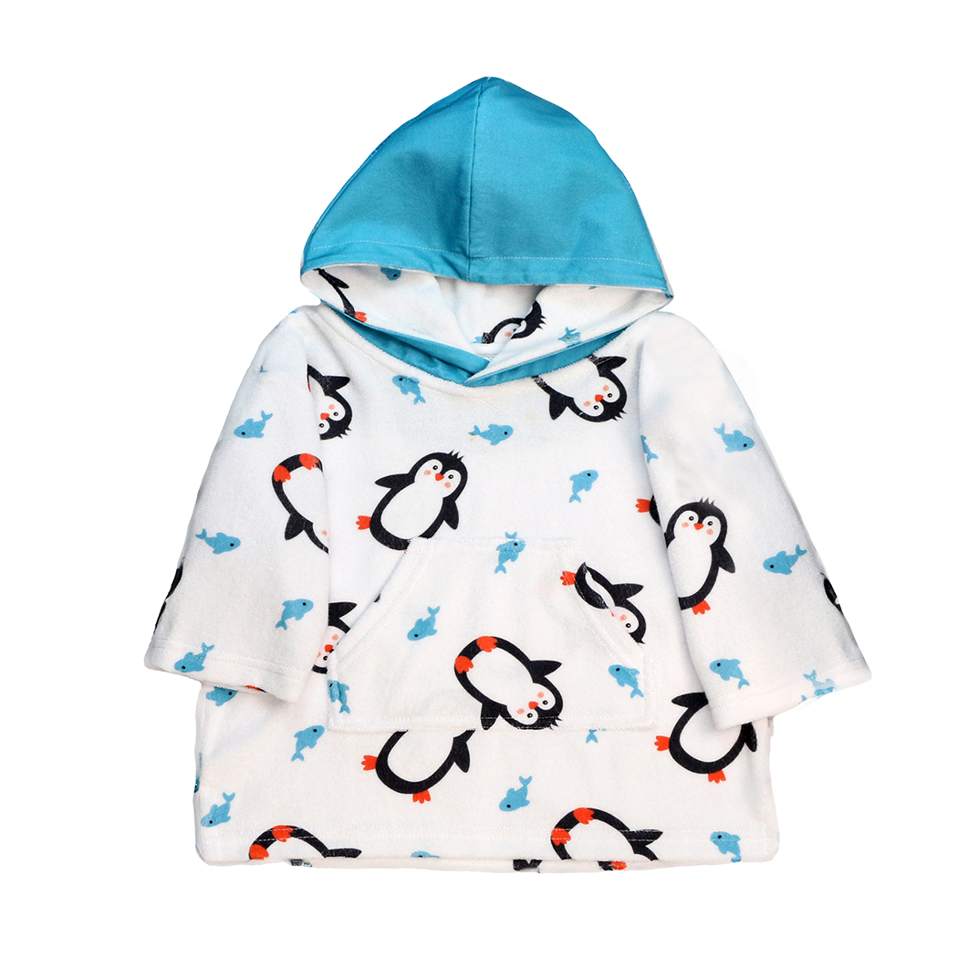 Baby/Toddler Terry Swim Coverup - Parker the Penguin