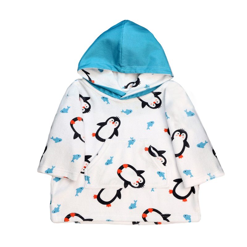 Baby/Toddler Terry Swim Coverup - Parker the Penguin