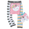 Baby/Toddler Crawler Leggings & Socks Set - Allie the Alicorn