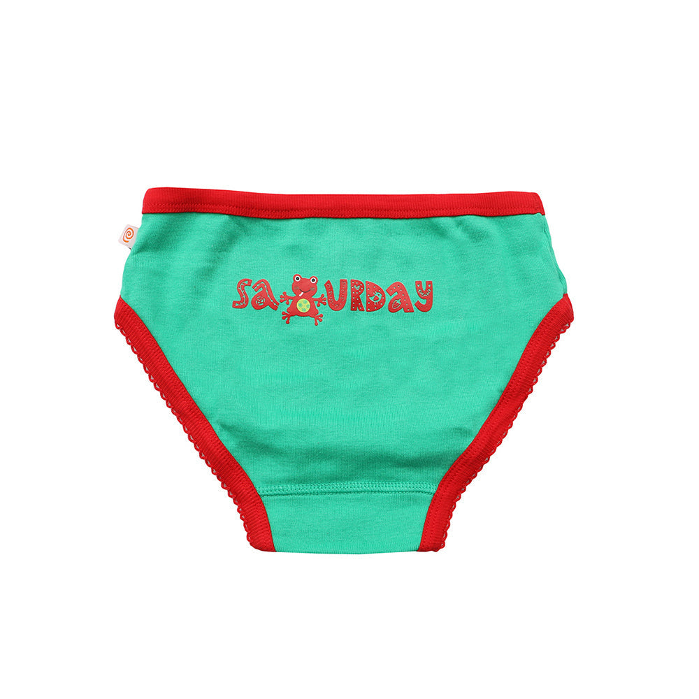 7 Piece Organic Pantys - Days of the Week