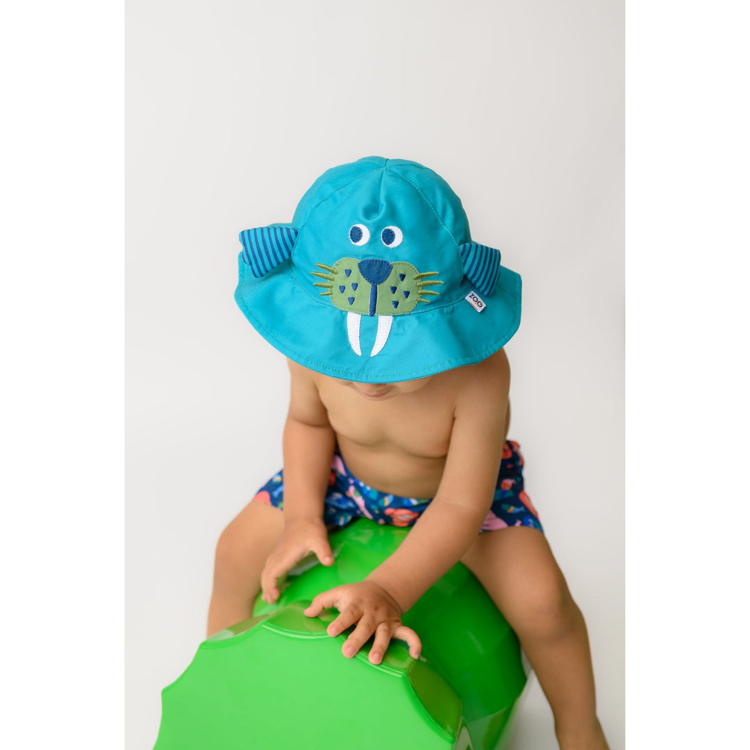 Baby/Toddler Swim Diaper & Sun Hat Set - Wally the Walrus