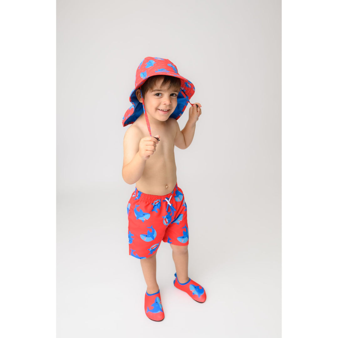 Boys Baby/Toddler Printed Swim Shorts - Sherman the Shark