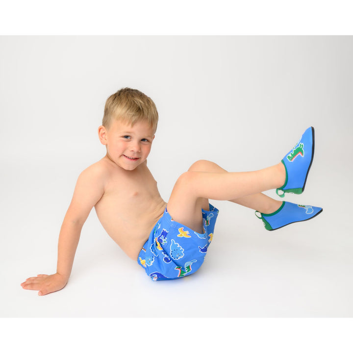 Boys Baby/Toddler Printed Swim Shorts - Devin the Dino & Friends
