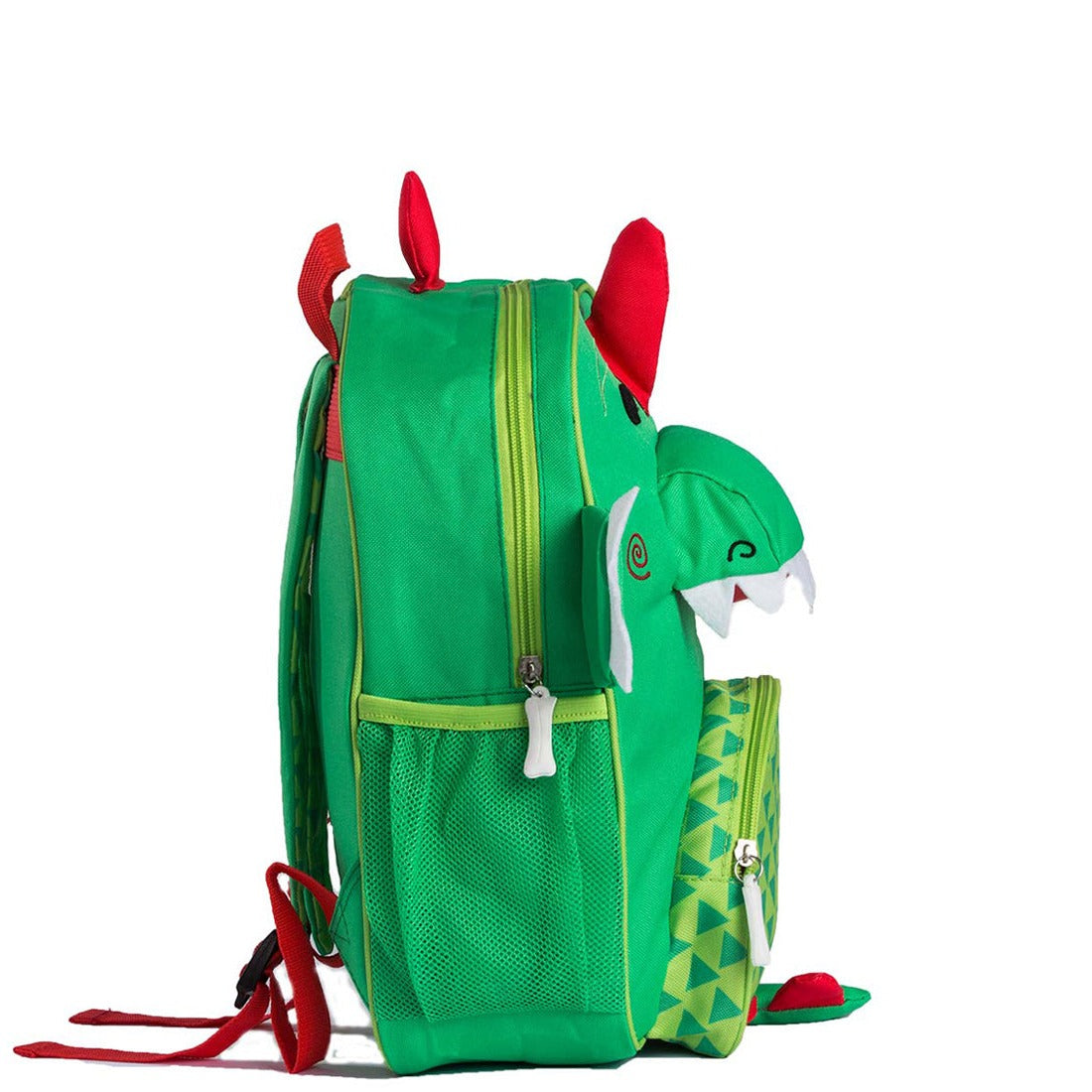 Dinosaur - Little Kids Backpack with Detachable Hood - Water