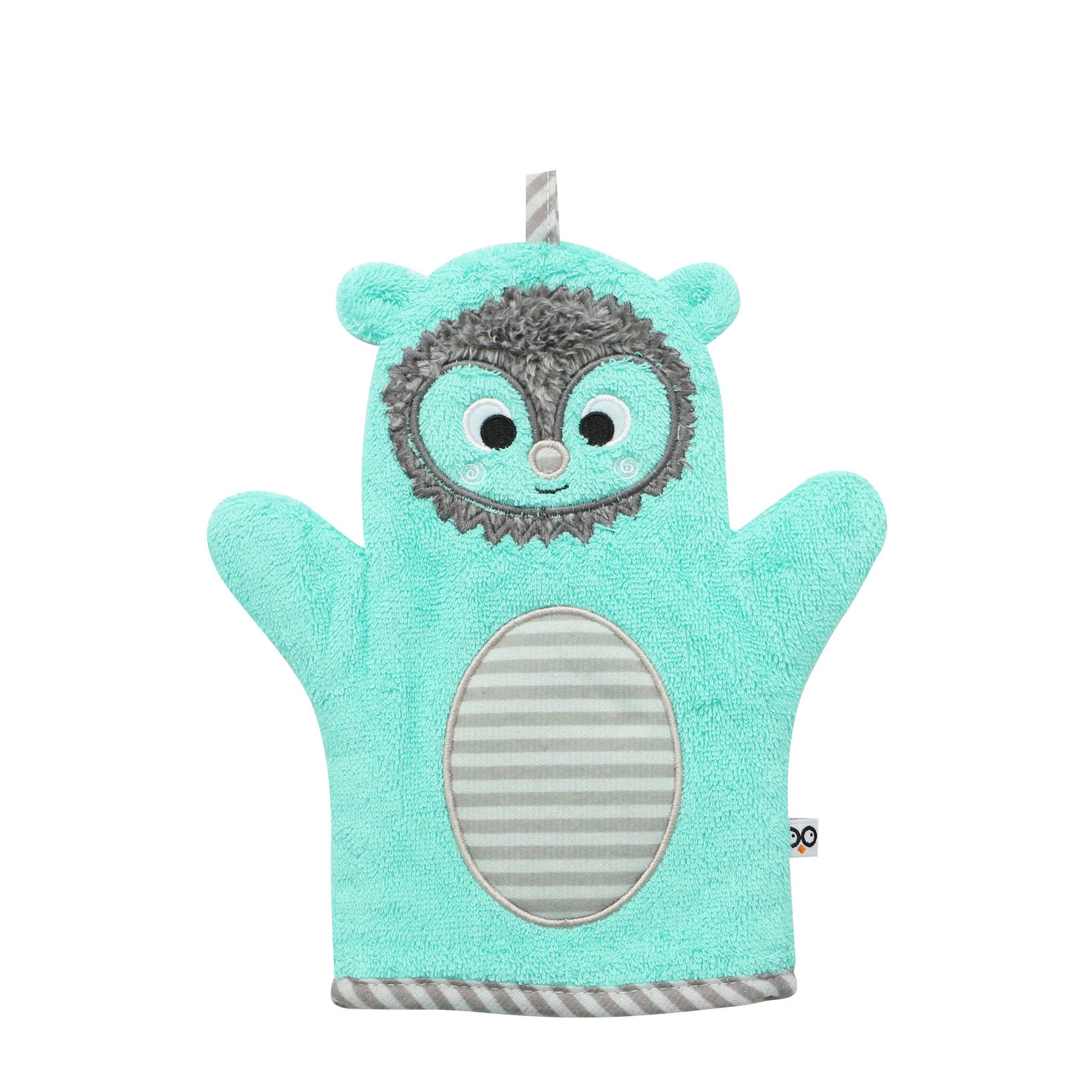 Baby Snow Terry Bath Mitt - Harriet the Hedgehog