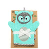 Baby Snow Terry Bath Mitt - Harriet the Hedgehog