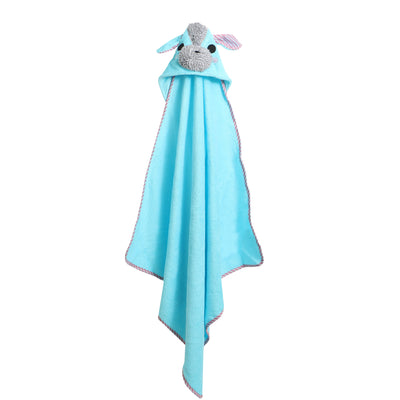 Baby Snow Terry Hooded Bath Towel - Yoko the Yorkie