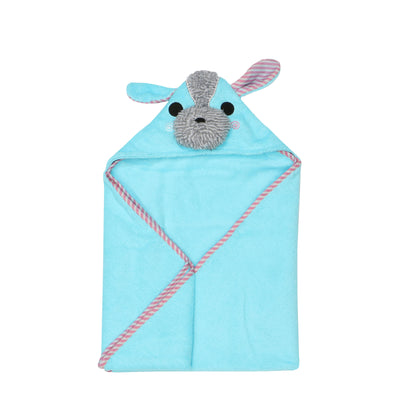 Baby Snow Terry Hooded Bath Towel - Yoko the Yorkie