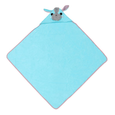 Baby Snow Terry Hooded Bath Towel - Yoko the Yorkie