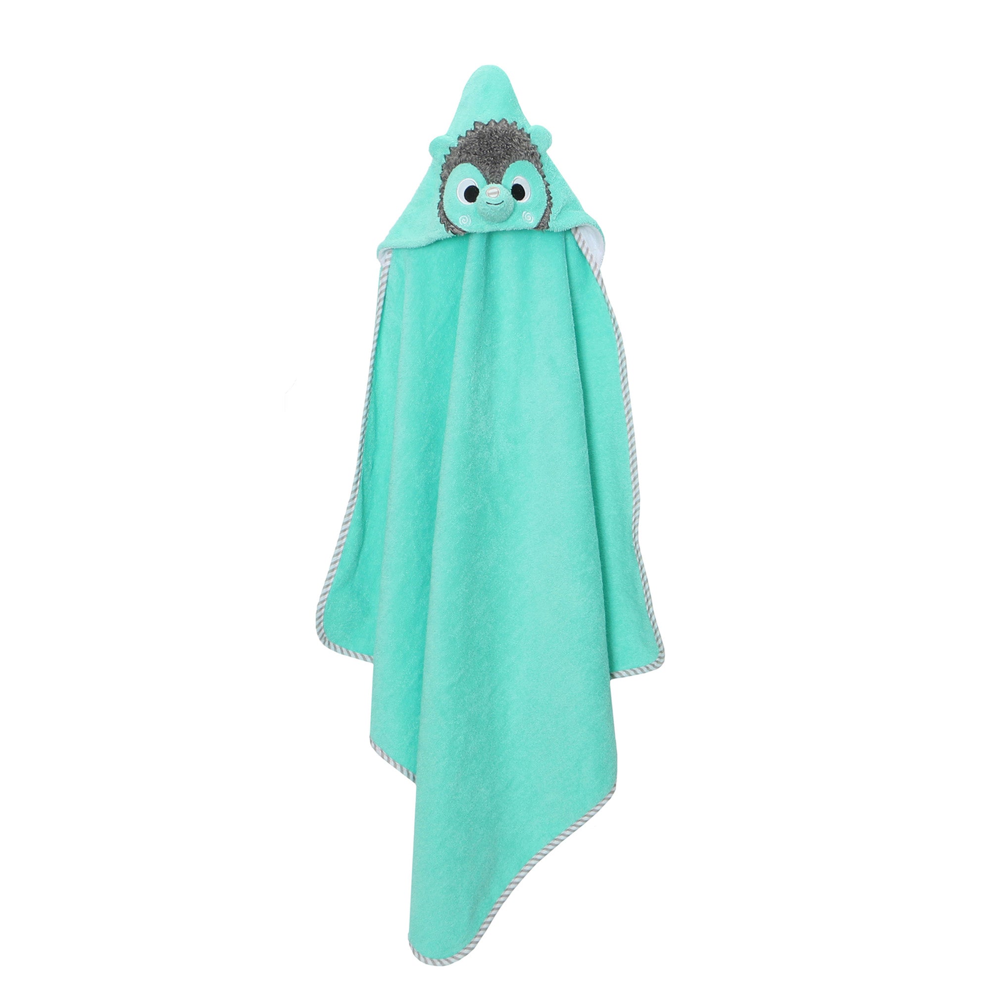 Baby Snow Terry Hooded Bath Towel - Harriet the Hedgehog