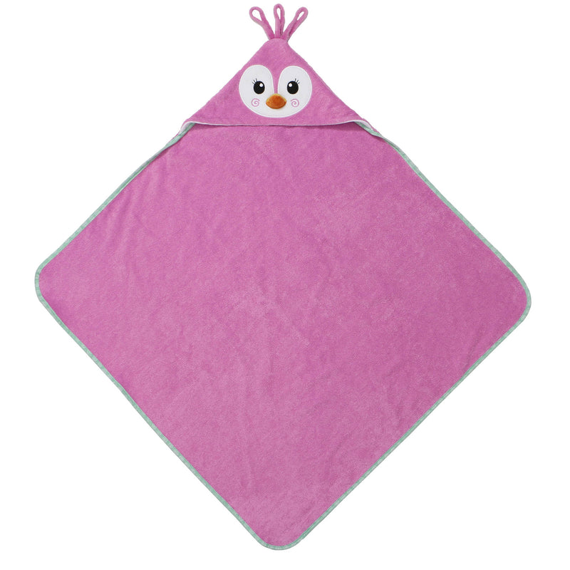 Baby Snow Terry Hooded Bath Towel - Penny the Penguin