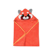 Baby Snow Terry Hooded Bath Towel - Remi the Red Panda