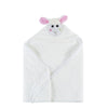 Baby Snow Terry Hooded Bath Towel - Lola the Lamb