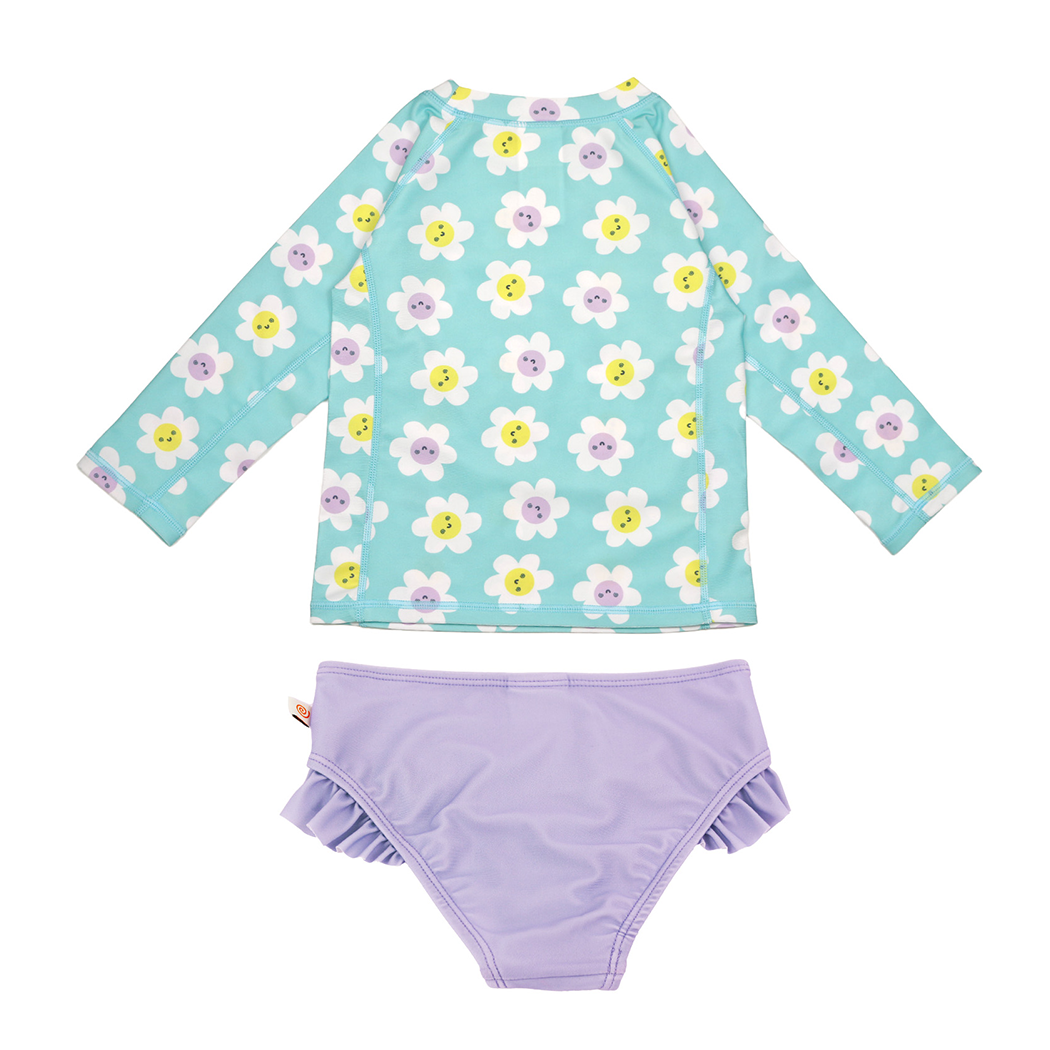 Baby/Toddler Girls Swim Top & Bikini Bottoms Set - Daisy