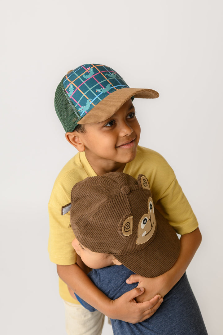 (NEW!) ZOOxFJK Toddler/Kids Printed Ball Cap - Alligator