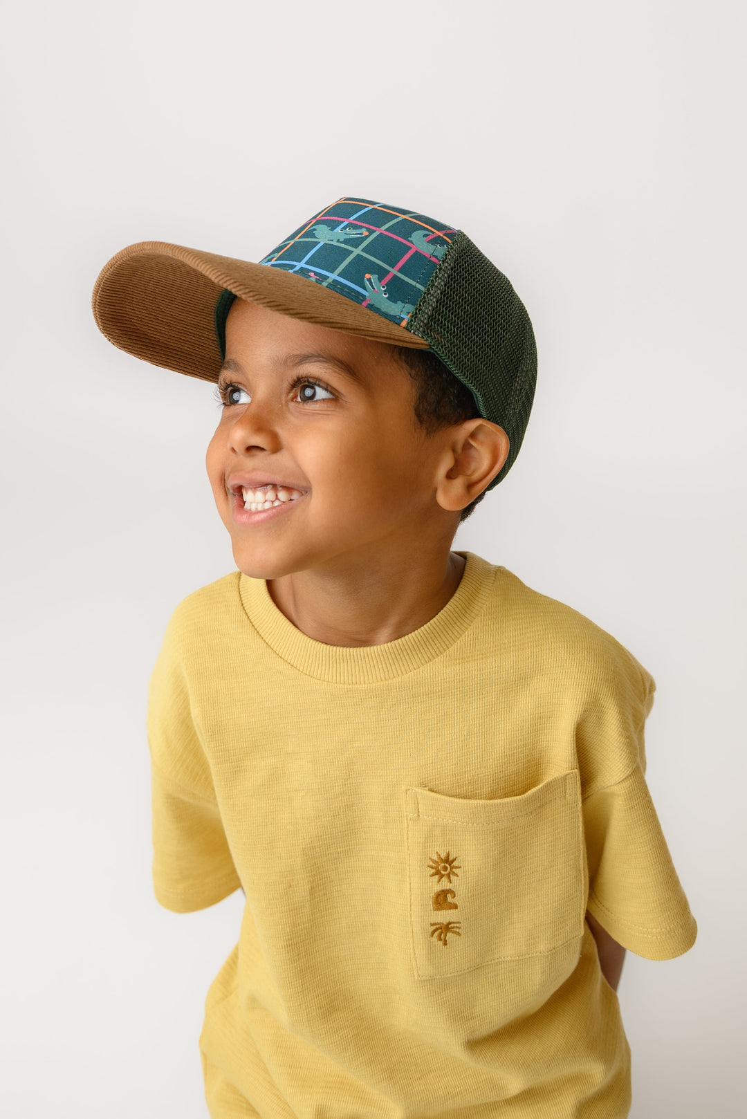 (NEW!) ZOOxFJK Toddler/Kids Printed Ball Cap - Alligator