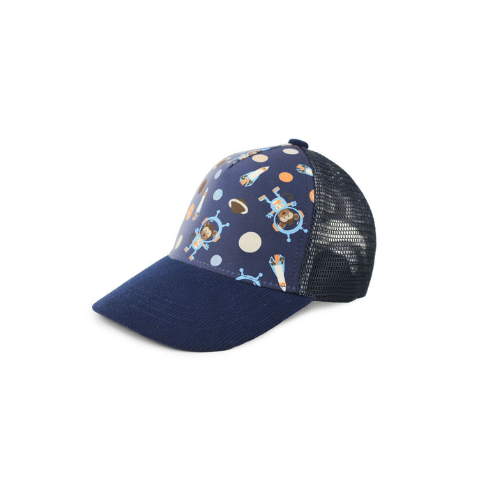 (NEW!) ZOOxFJK Toddler/Kids Printed Ball Cap - Space Monkey