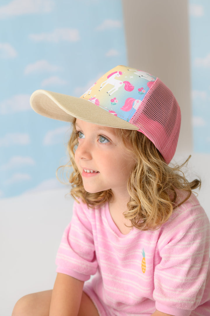 (NEW!) ZOOxFJK Toddler/Kids Printed Ball Cap - Unicorn