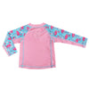 Baby Rash Guard Long Sleeve Swim Top - Flamingo