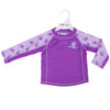 Baby Rash Guard Long Sleeve Swim Top - Hippo