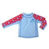 Baby Rash Guard Long Sleeve Swim Top - Seal