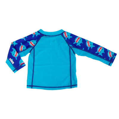 Baby Rash Guard Long Sleeve Swim Top - Shark