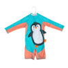 Baby/Toddler Rash Guard One Piece Swimsuit - Penguin