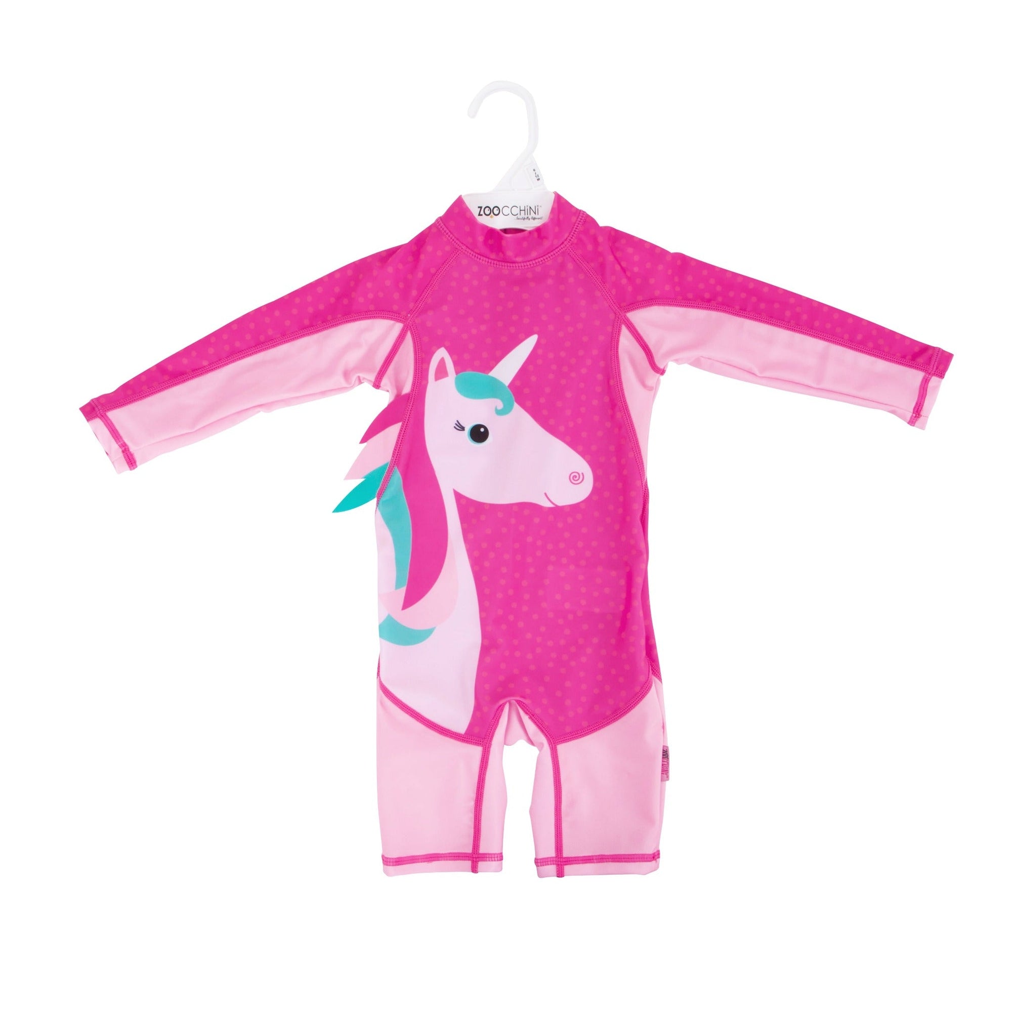 Baby Toddler Rash Guard One Piece Swimsuit Unicorn ZOOCCHINI