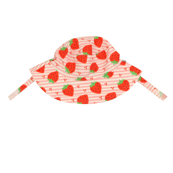 Baby/Toddler Printed Bucket Sun Hat - Strawberry