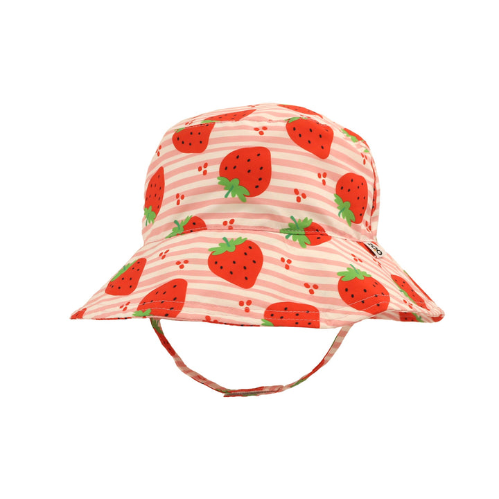 Baby/Toddler Printed Bucket Sun Hat - Strawberry