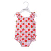 Baby Ruffled One Piece Swimsuit - Strawberry