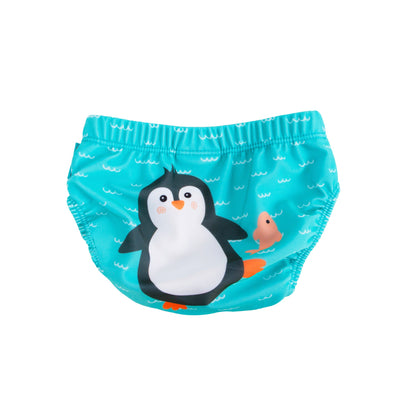 Baby/Toddler Reuseable Swim Diaper Set (2 Pcs) - Penguin