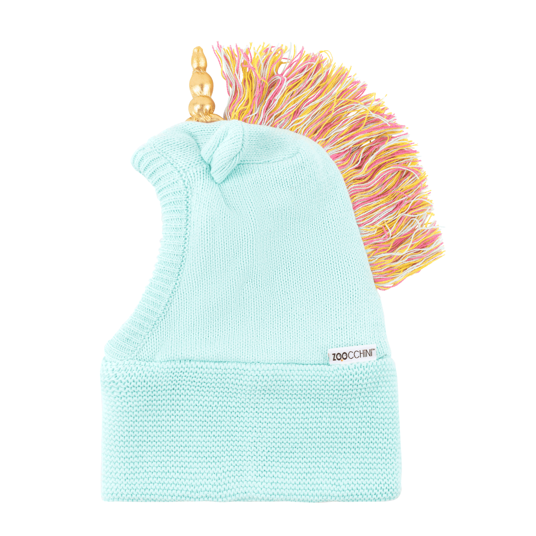 Baby/Toddler Knit Balaclava Hat - Allie the Alicorn