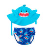 Baby/Toddler Swim Diaper & Sun Hat Set - Sherman the Shark