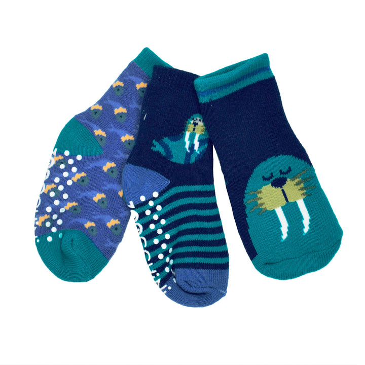 Baby/Toddler Terry Socks Set (3-pk) - Wally the Walrus