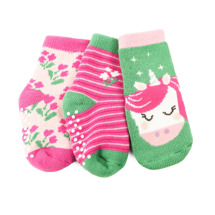 Baby/Toddler Terry Socks Set (3-pk) - Unity the Unicorn