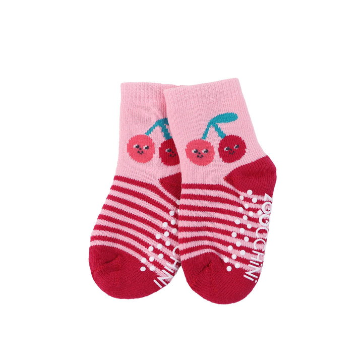 Baby/Toddler Terry Socks Set (3-pk) - Cherry