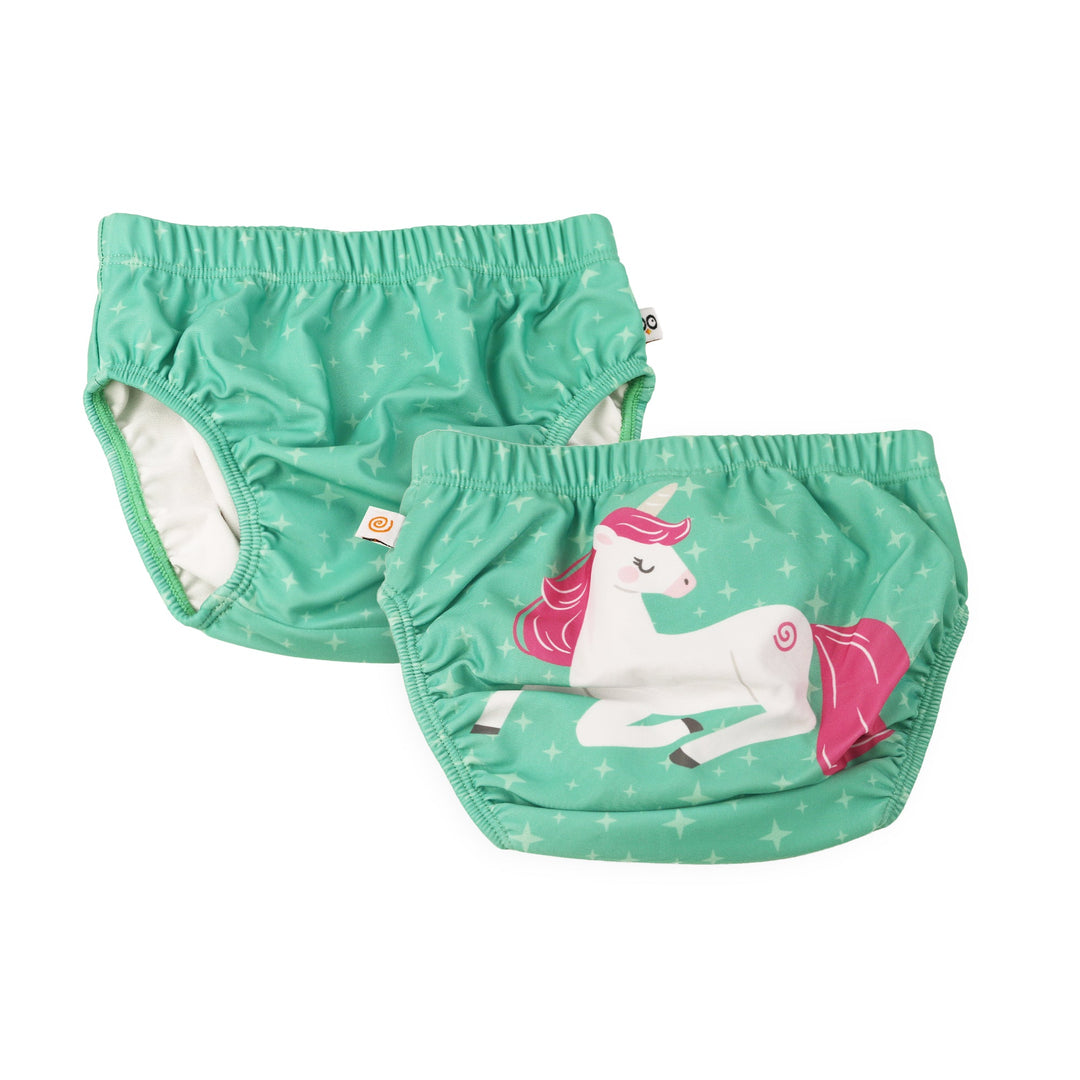 Baby/Toddler Reusable Swim Diaper Set (2 Pcs) - Unity the Unicorn