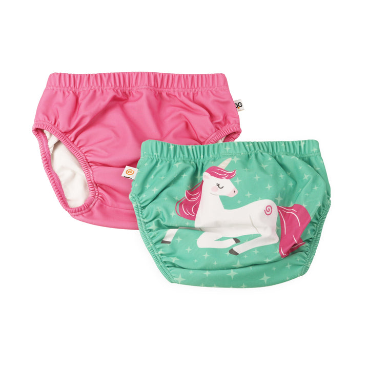 Baby/Toddler Reusable Swim Diaper Set (2 Pcs) - Unity the Unicorn