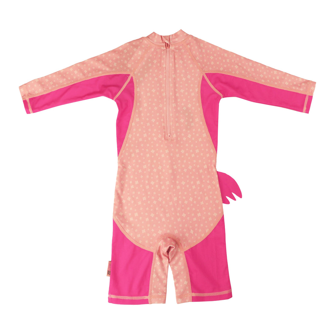 Baby/Toddler Rash Guard One Piece Swimsuit - Franny the Flamingo