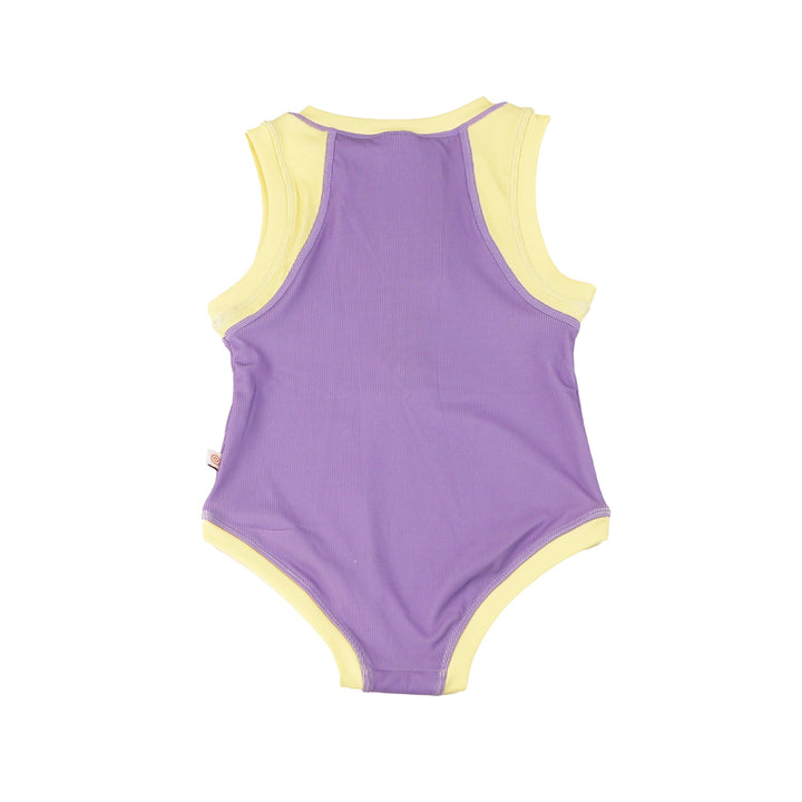 Girls Baby/Toddler Sleeveless One Piece Solid Swimsuit - Pineapple