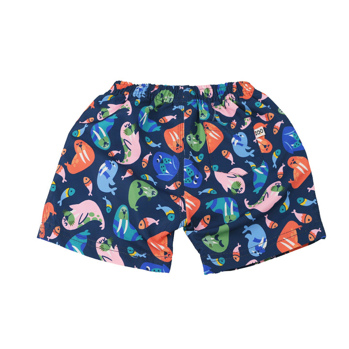 Boys Baby/Toddler Printed Swim Shorts - Wally the Walrus