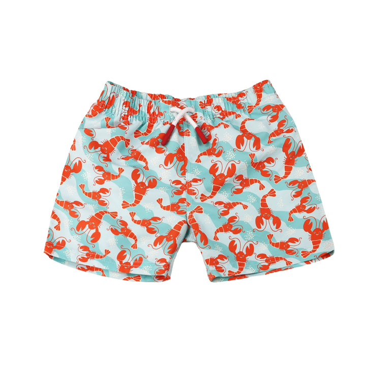 Boys Baby/Toddler Printed Swim Shorts - Logan the Lobster
