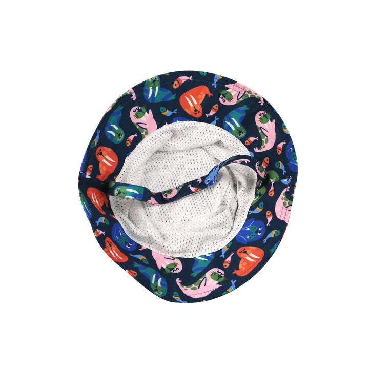 Baby/Toddler Printed Bucket Sun Hat - Wally the Walrus